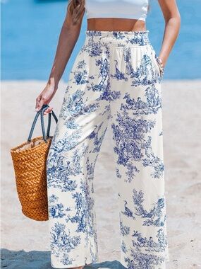 Cupshe Into the Woods Floral Pants